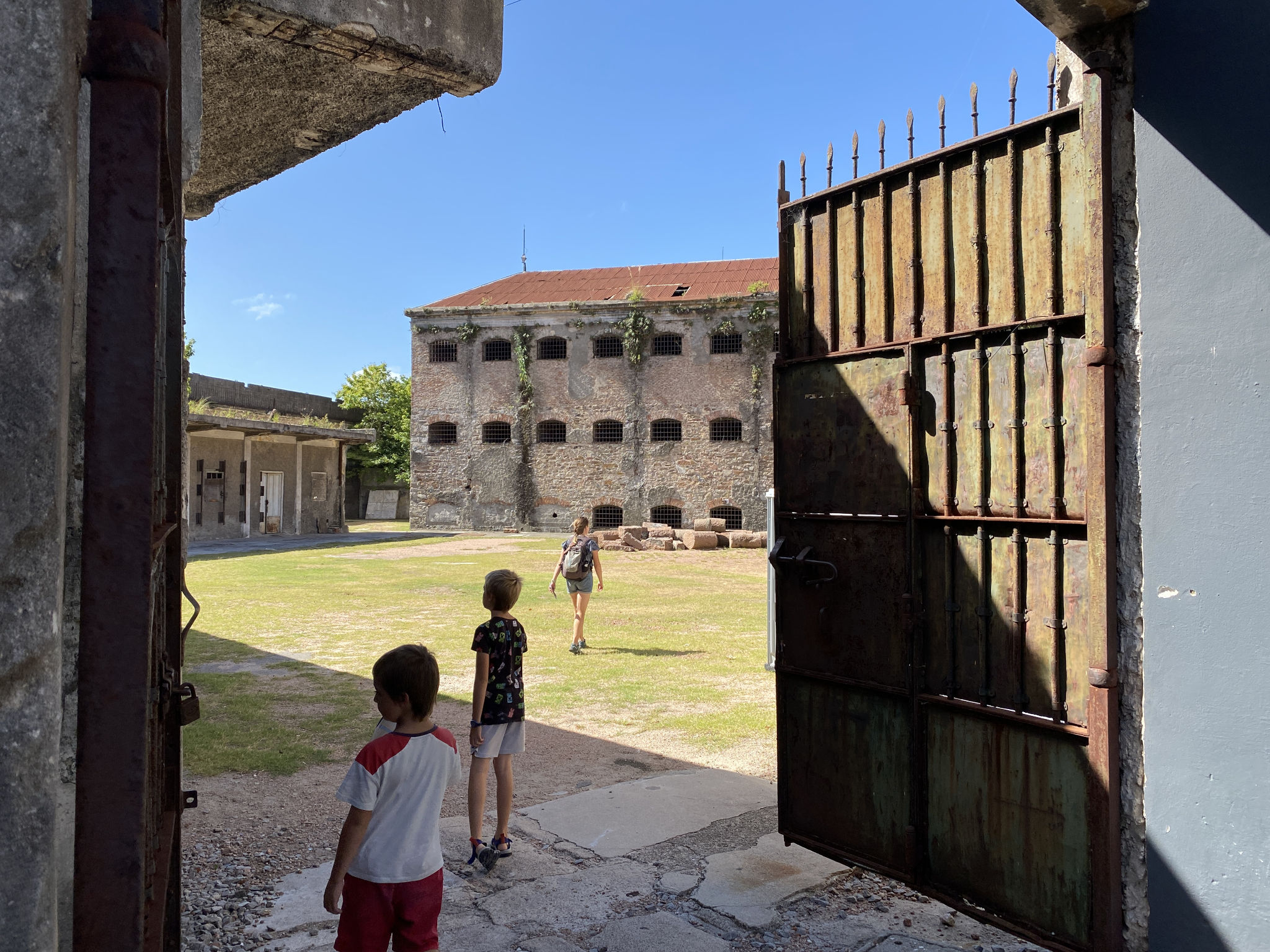 Buitenkant van de oude gevangenis