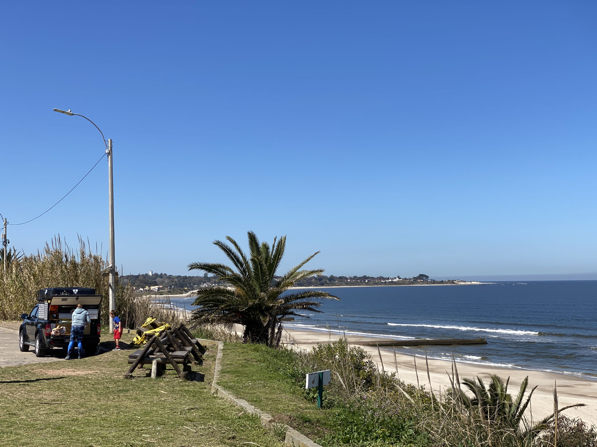 Pause déjeuner à la plage