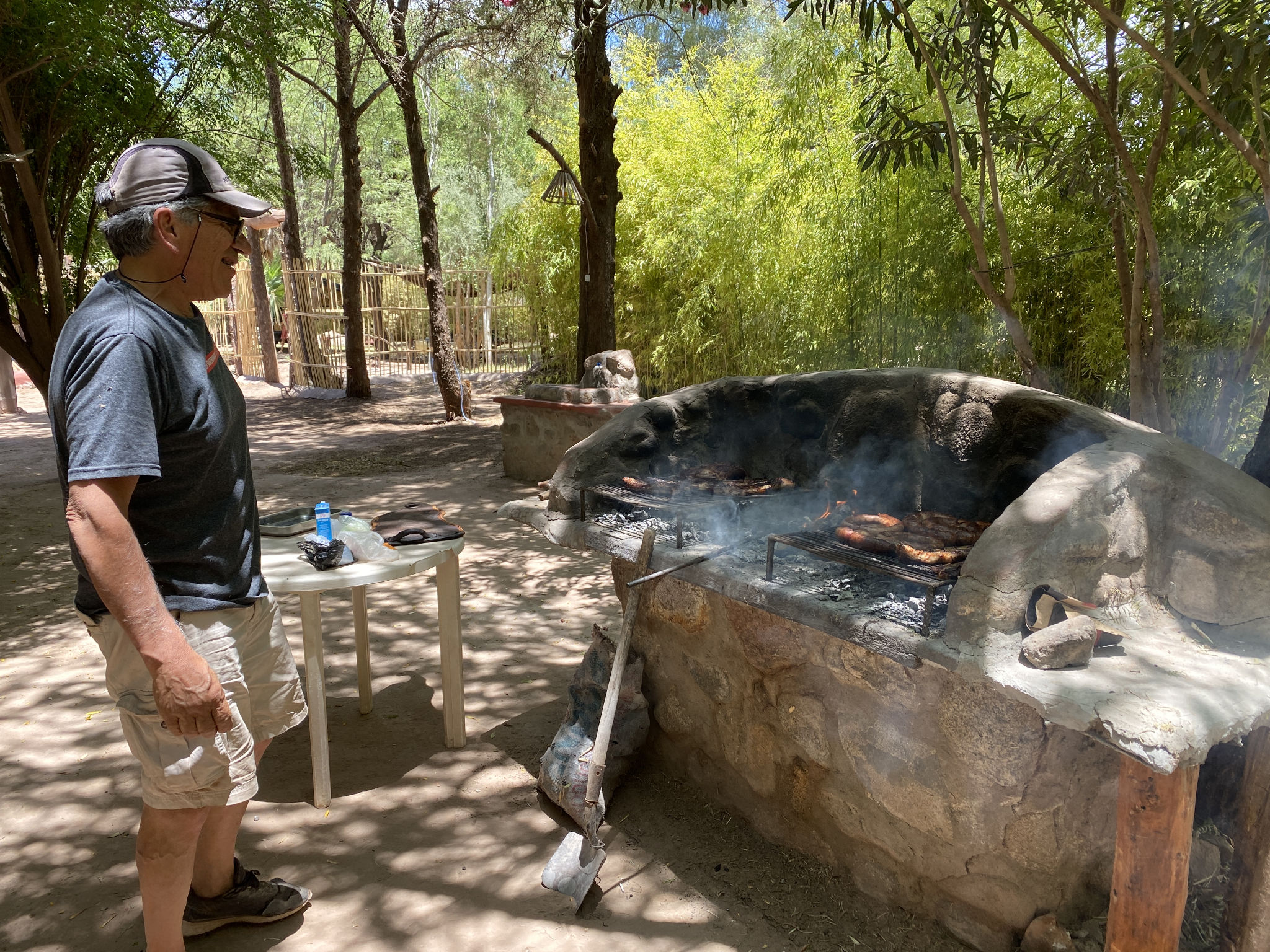 Carlos au barbecue