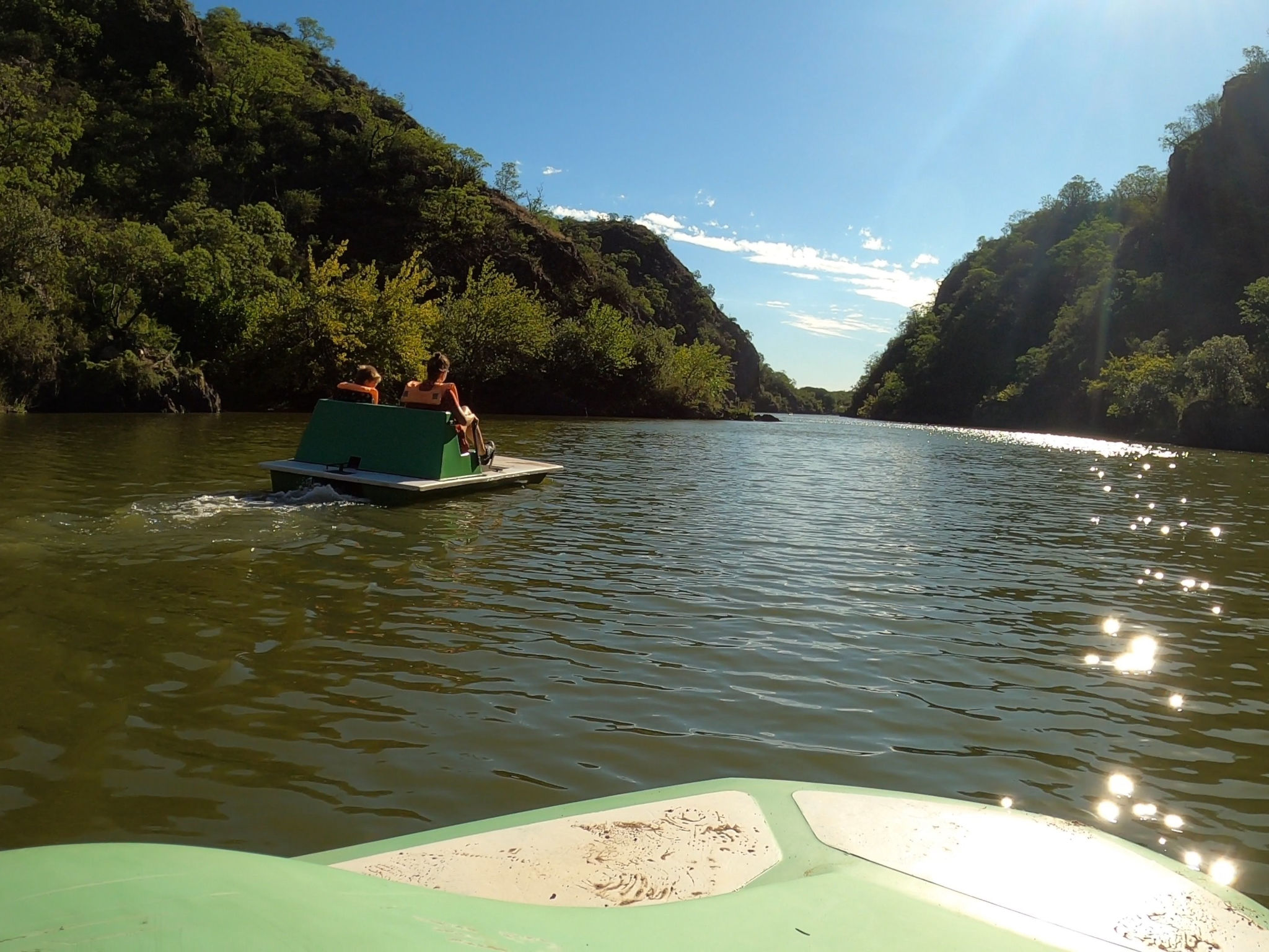 Tour en Pedalo Lago de los Sauces