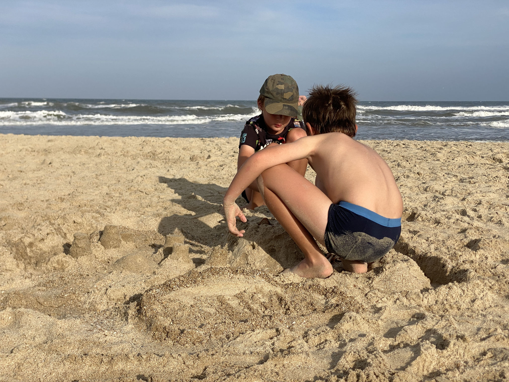 Les enfants sur la plage