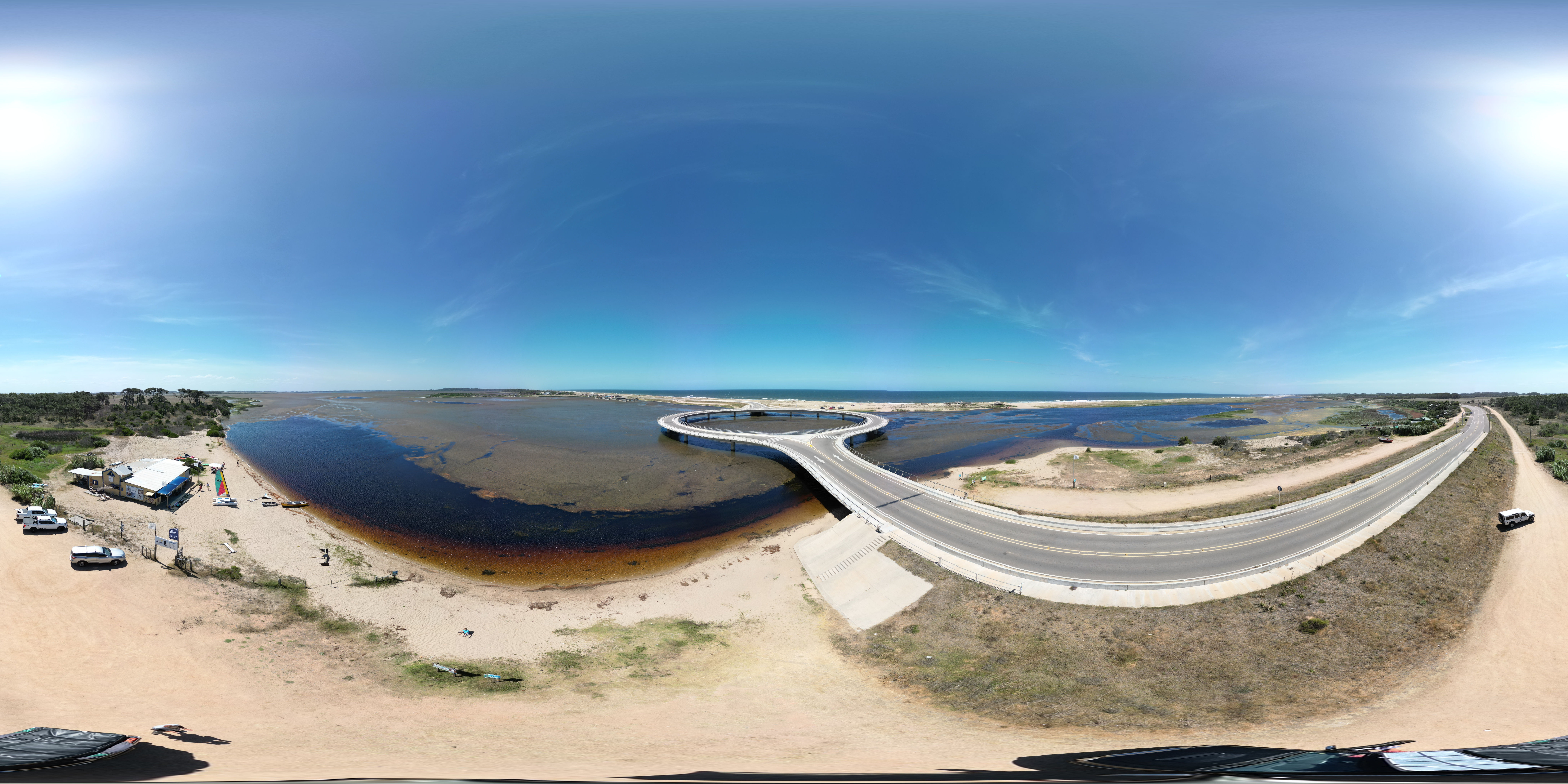 Puente rodondo Laguna Garzón